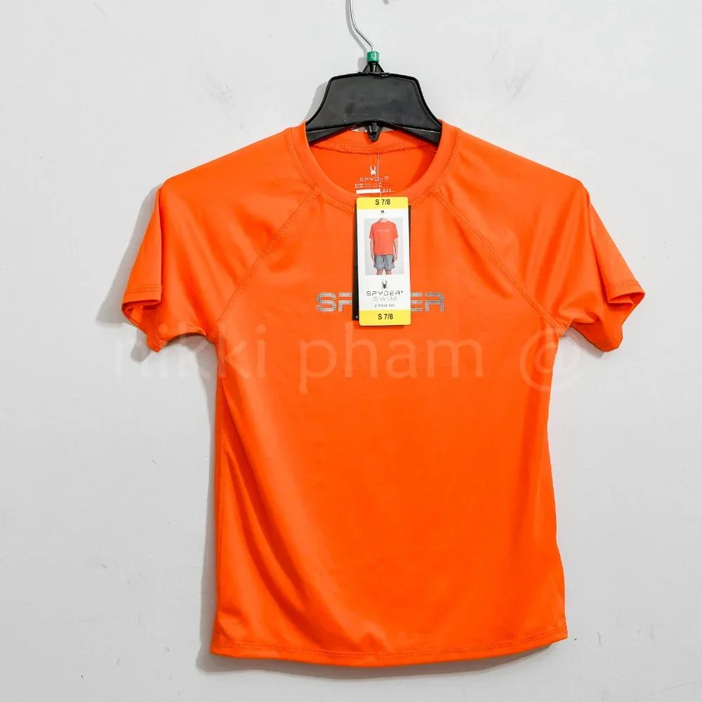 Spyder BOYS Youth 2-piece Swim Set ORANGE